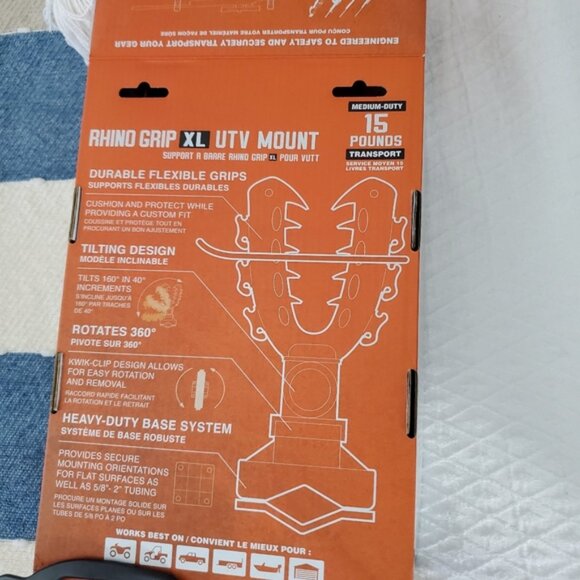 KOLPIN Two Rhino Grip XL UTV Mount Style 21535 - Picture 5 of 7